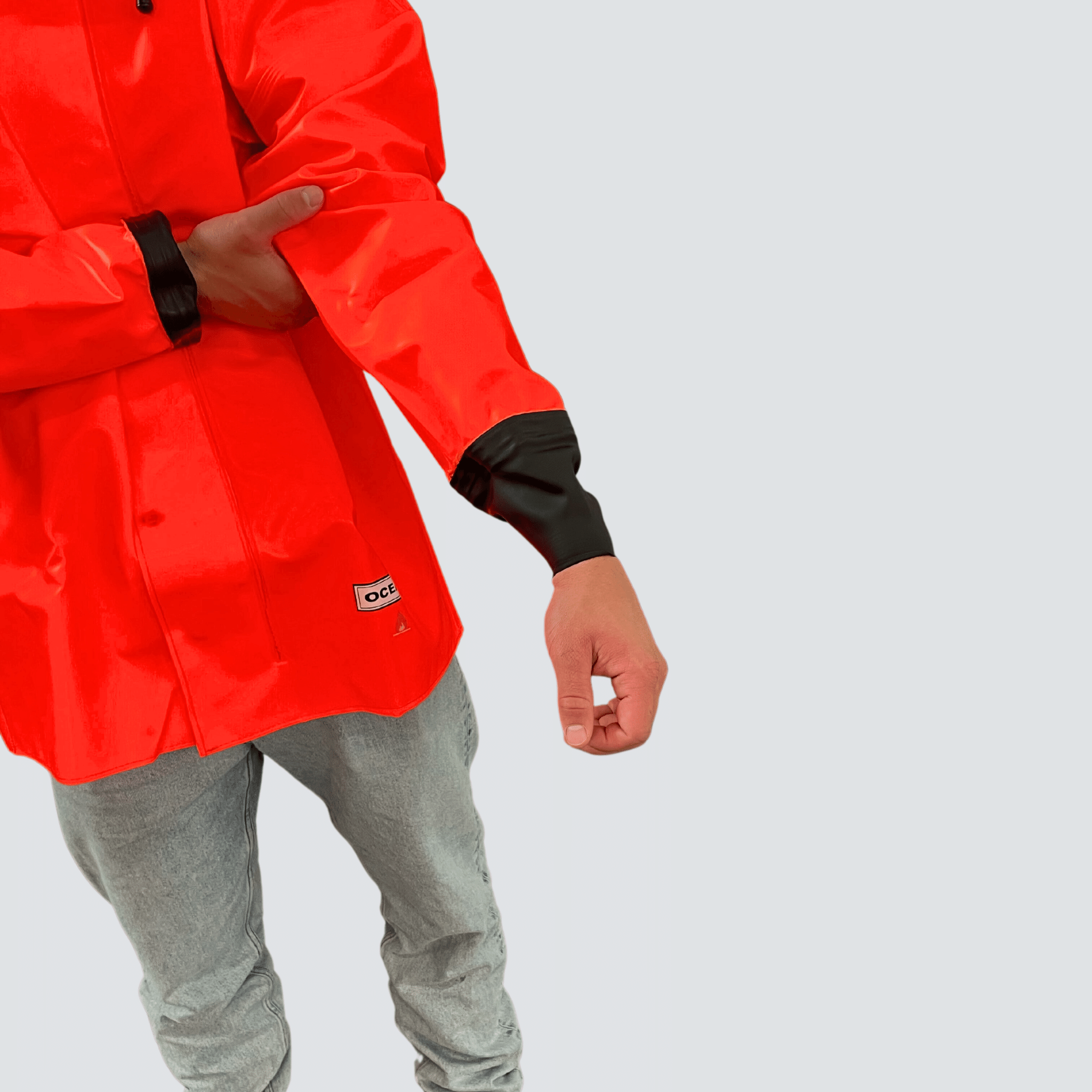 Offshore Heavy w. Large HOOD & Rubber sleeves