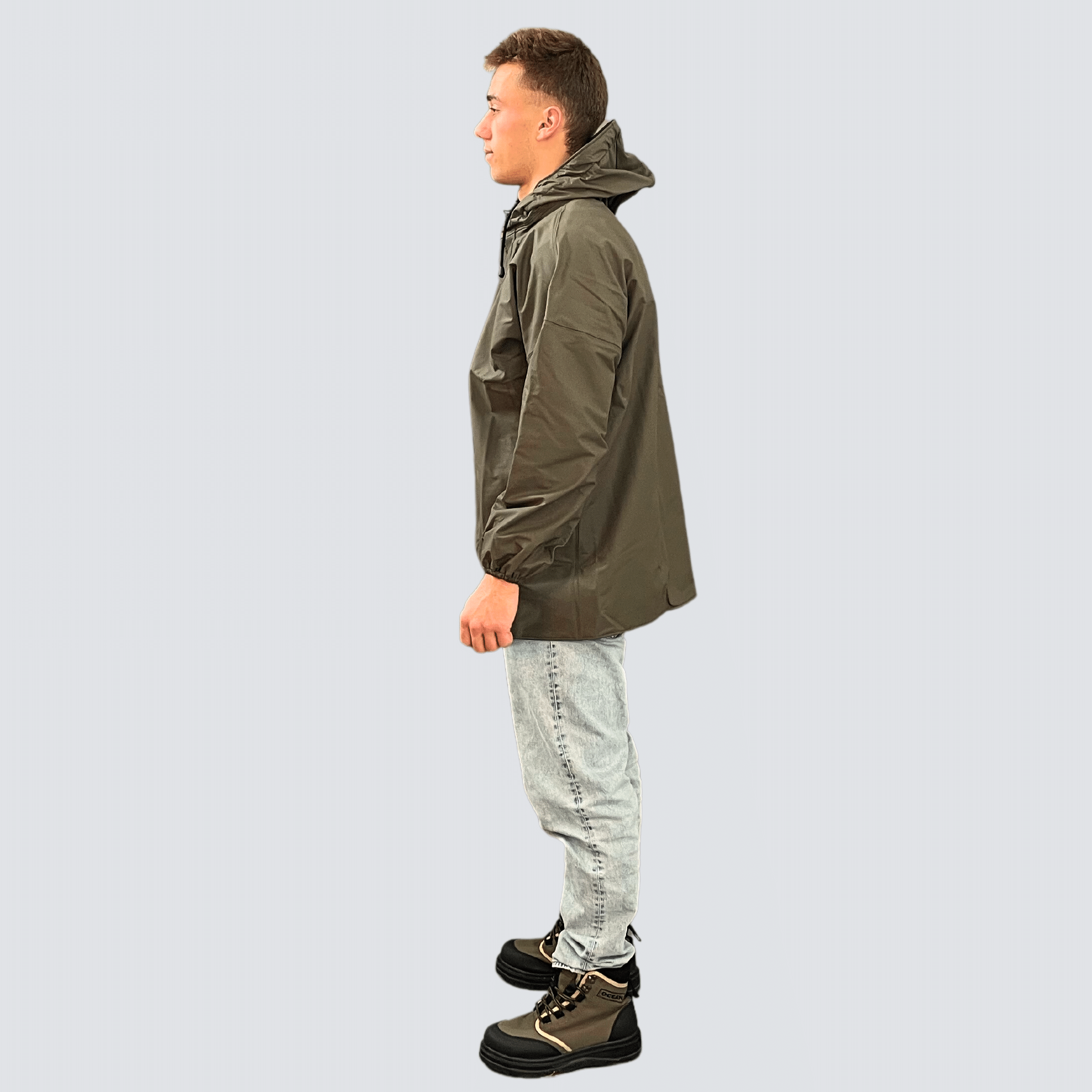 Jacket w. Elastic in Sleeve