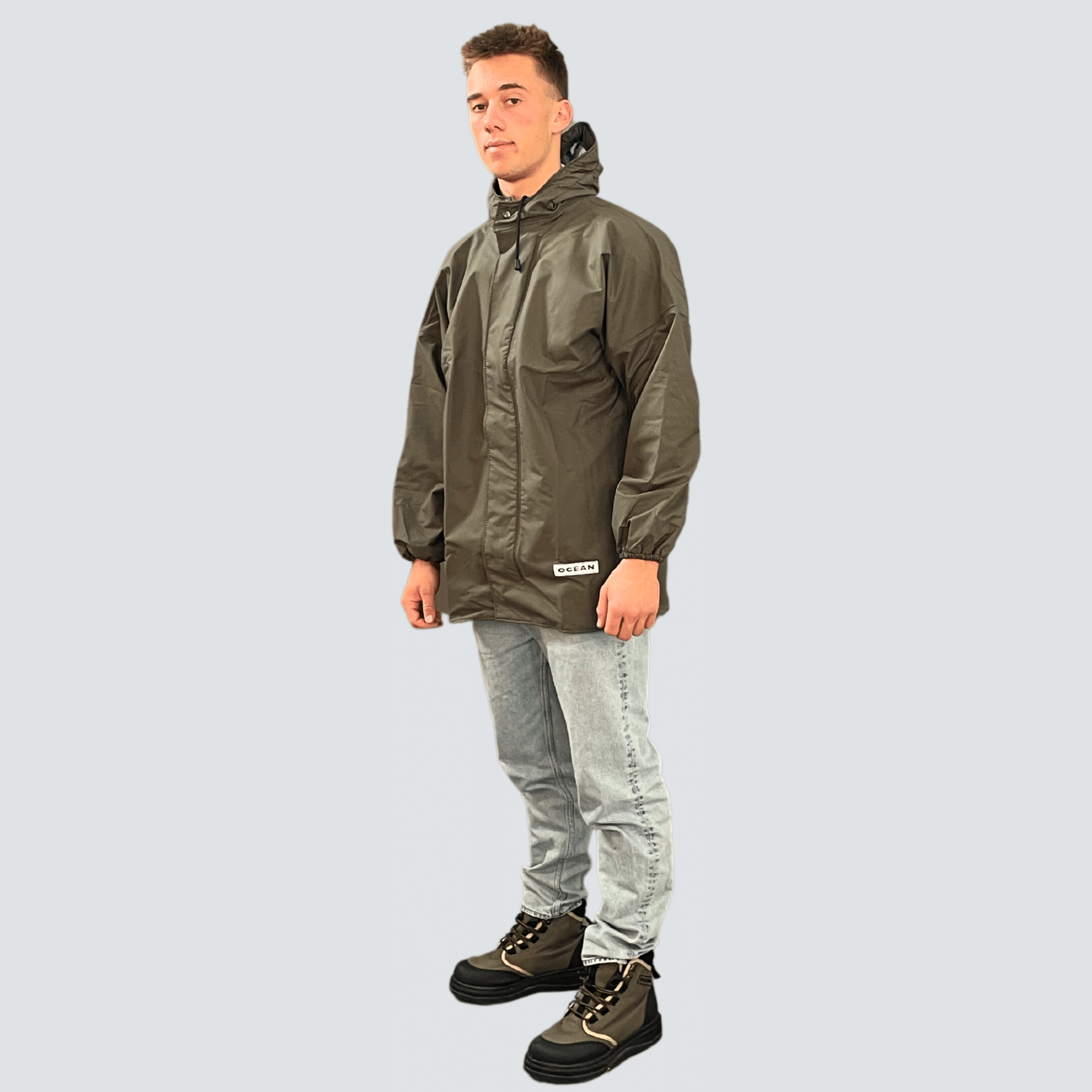 Jacket w. Elastic in Sleeve