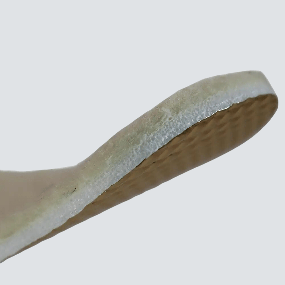 Insole w. aluminium and wool