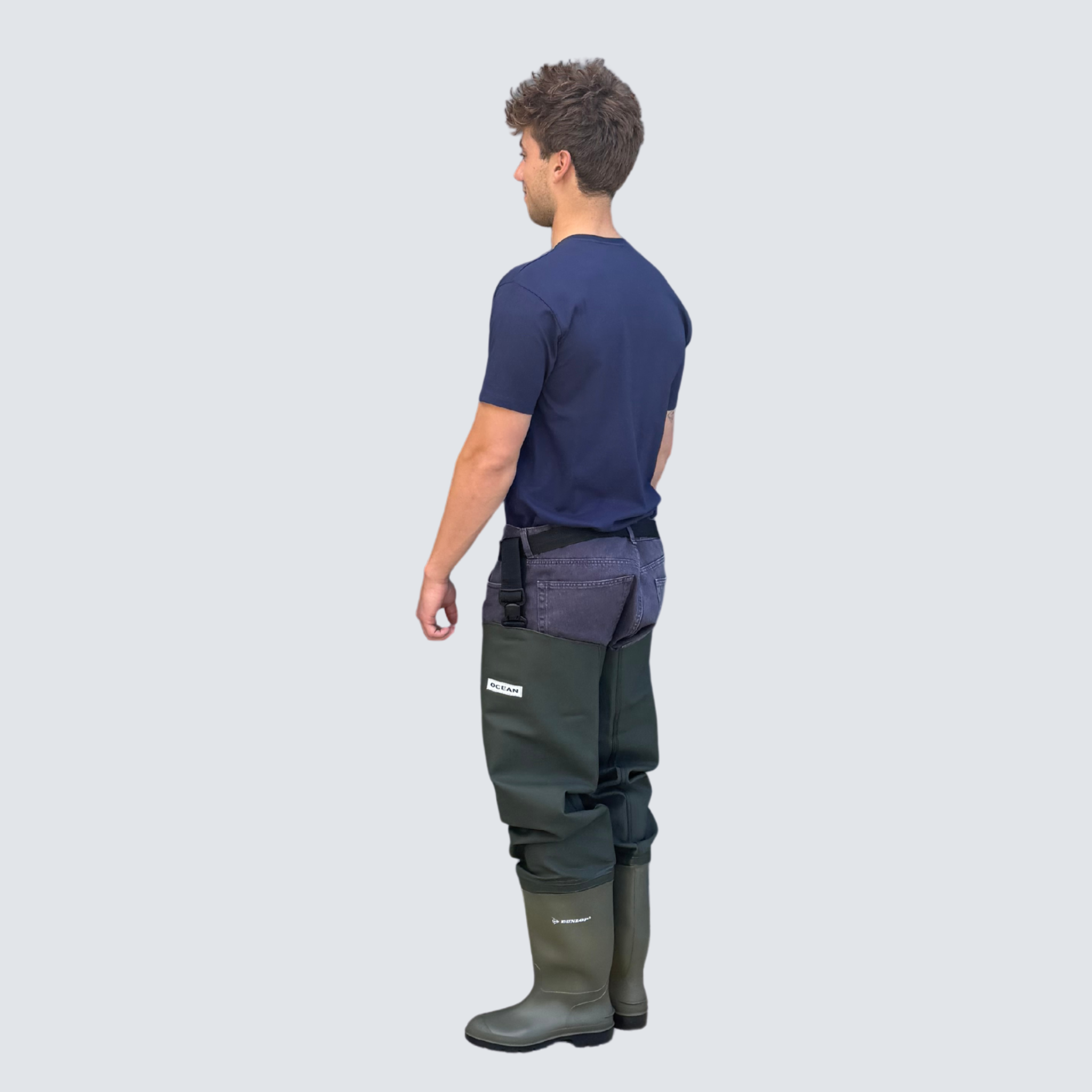 OCEAN® Deluxe+ Thigh Waders w. DUNLOP-Stiefel